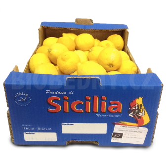 Citrony cal. 3-4 - Verdello - DEMETER - Itálie (bedna 6 kg)