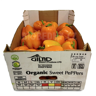 Paprika oranžová  - Itálie (bedna 5 kg)